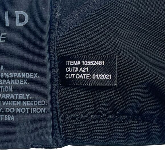 Torrid Sports Bra Womens 48DD Black Active Wireless Medium Impact Activewear - Picture 12 of 12